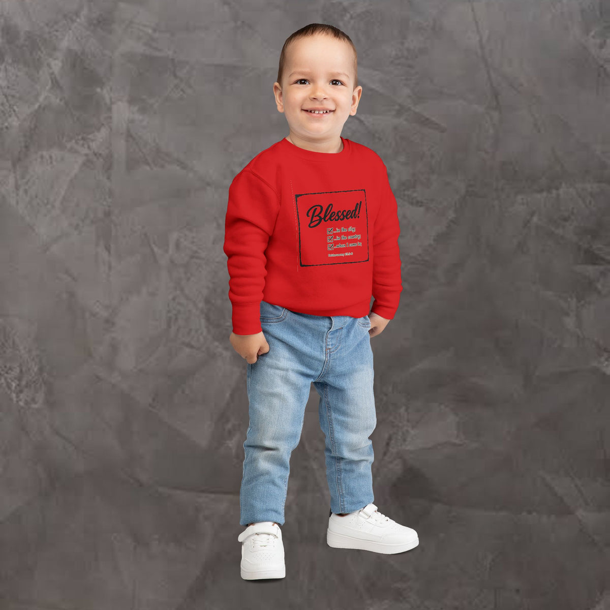 Kids/Toddler - Blessed!  -Deuteronomy 28:3-6 Sweatshirt