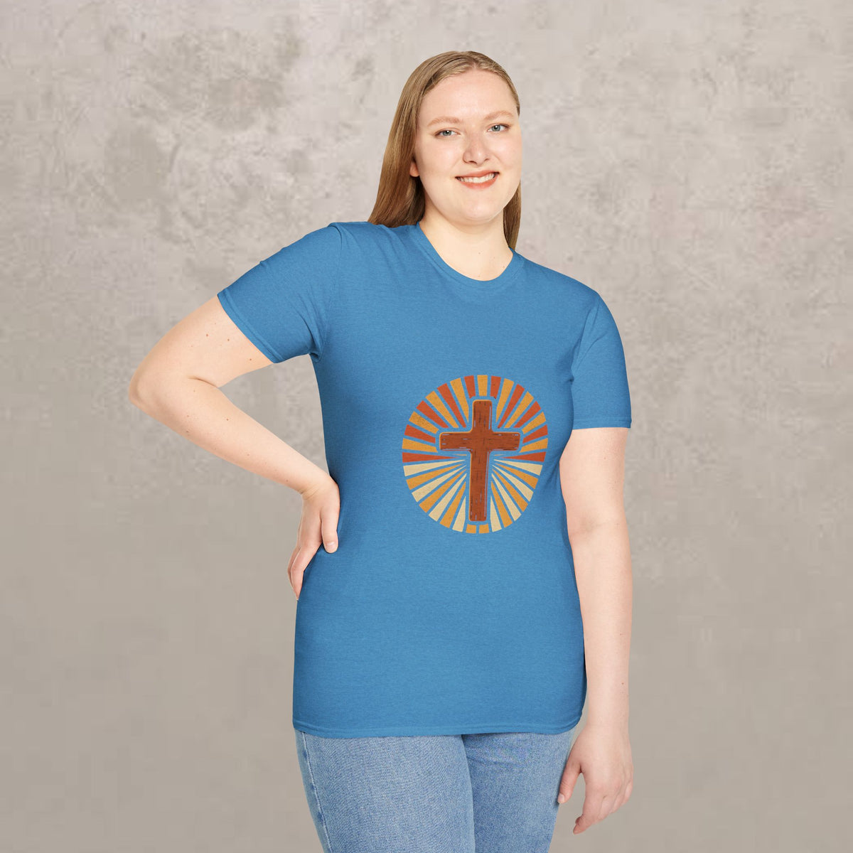 Cross with Sunburst Rays T-Shirt