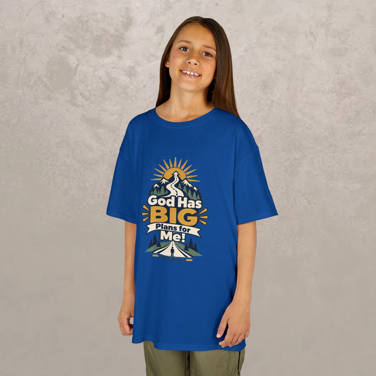 Kids - "God Has Big Plans for Me" Tee - Jeremiah 29:11