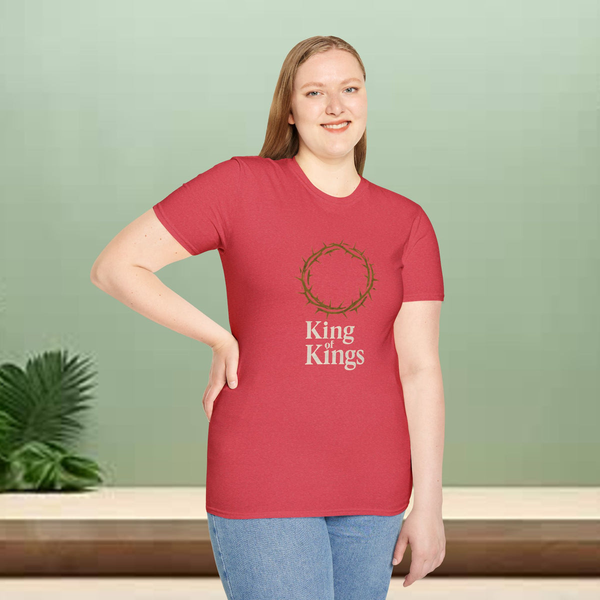 King of Kings T-Shirt — Christian Crown of Thorns Faith Tee