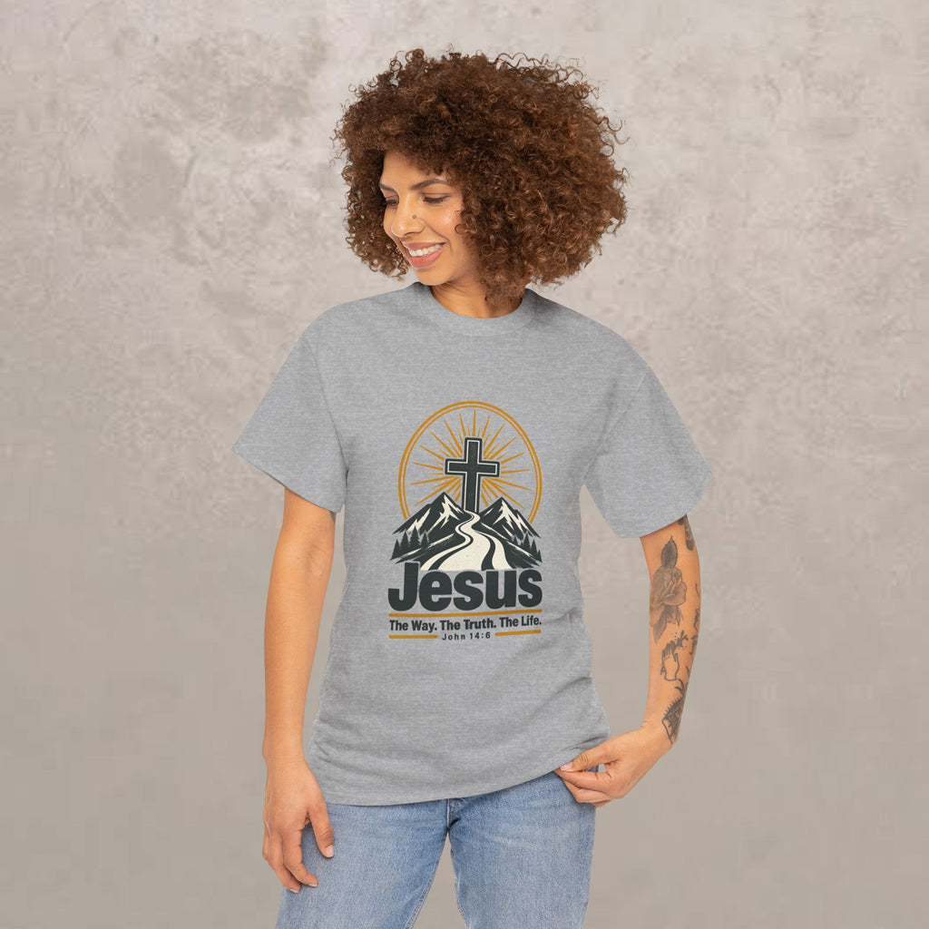 Jesus: The Way, The Truth, The Life - John 14:6 Unisex Graphic Tee