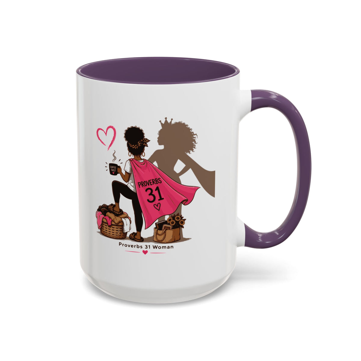 Proverbs 31 Woman Coffee Mug – Inspirational Accent Mug and Gift - Black (11/15oz)