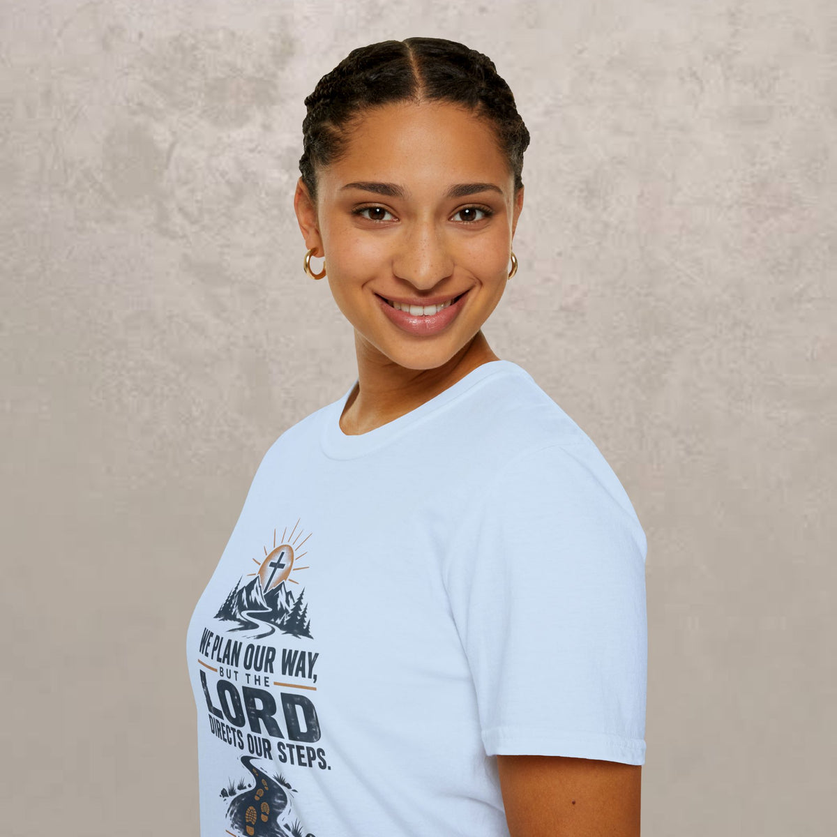 We Plan Our Way, But the Lord Directs Our Steps - Unisex Tee