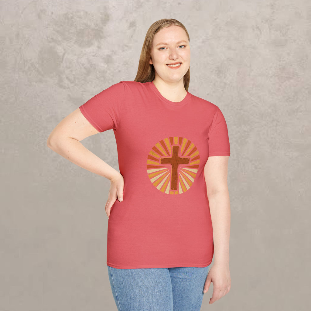 Cross with Sunburst Rays T-Shirt