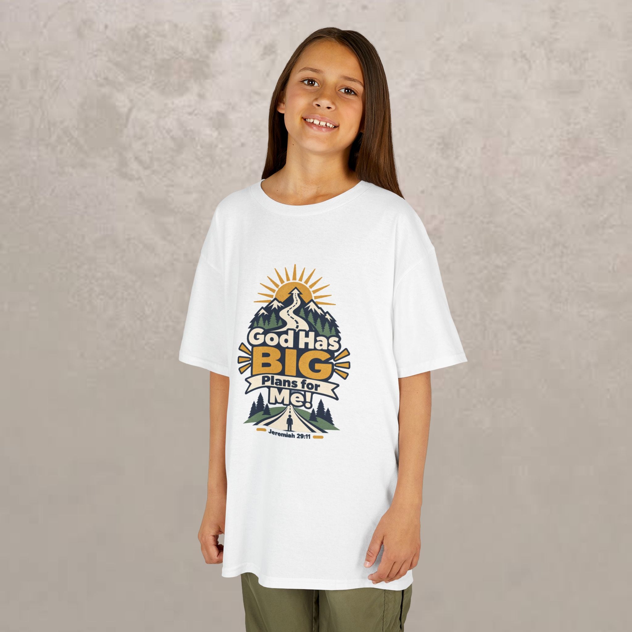 Kids - "God Has Big Plans for Me" Tee - Jeremiah 29:11