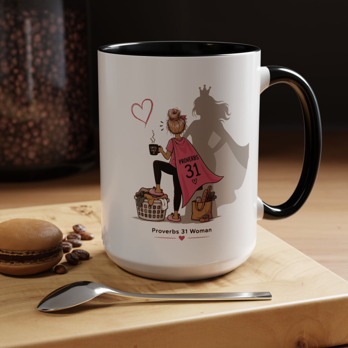 Proverbs 31 Woman Coffee Mug – Inspirational Accent Mug and Gift - Blonde (11/15oz)