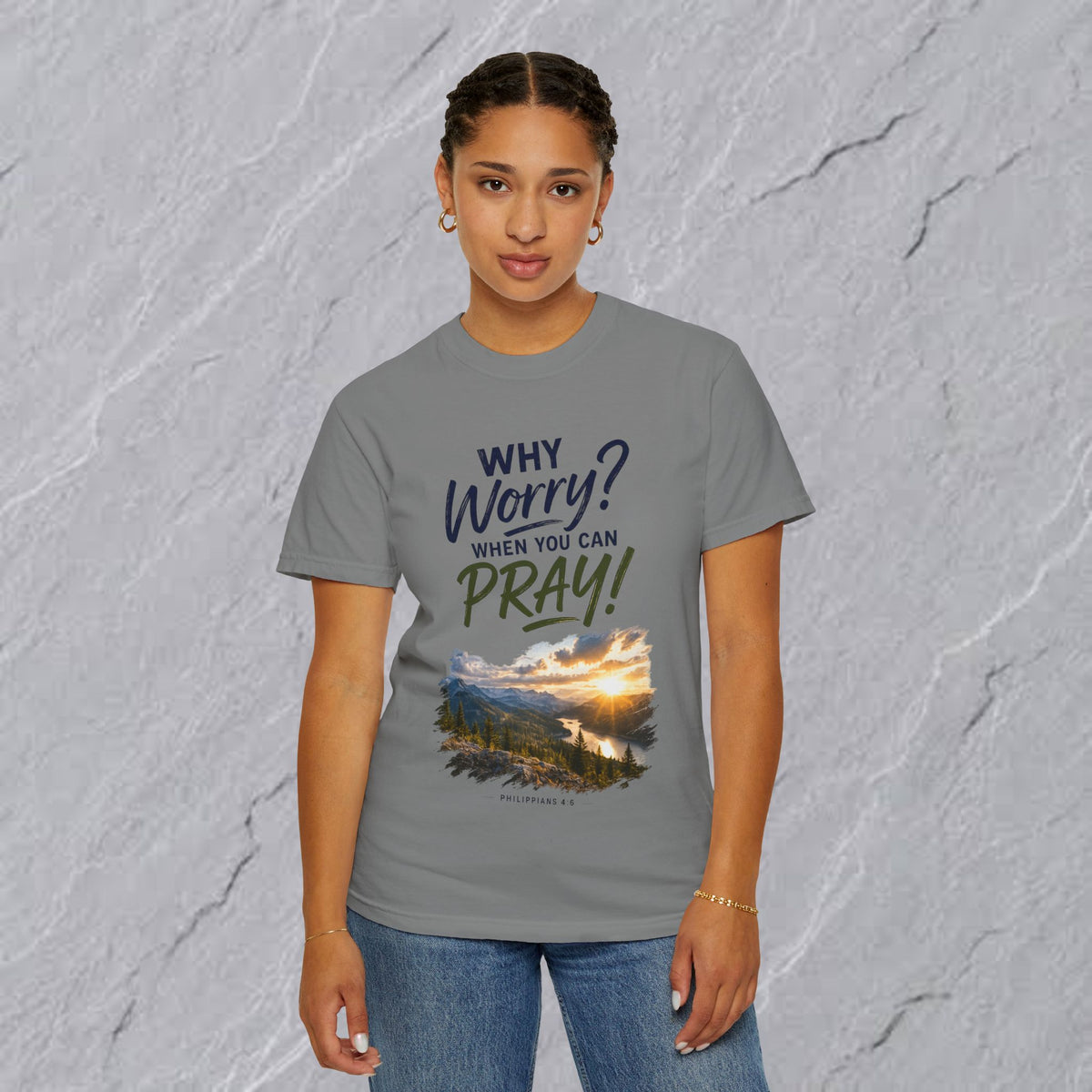 Why Worry - Pray  Christian Tee - Unisex