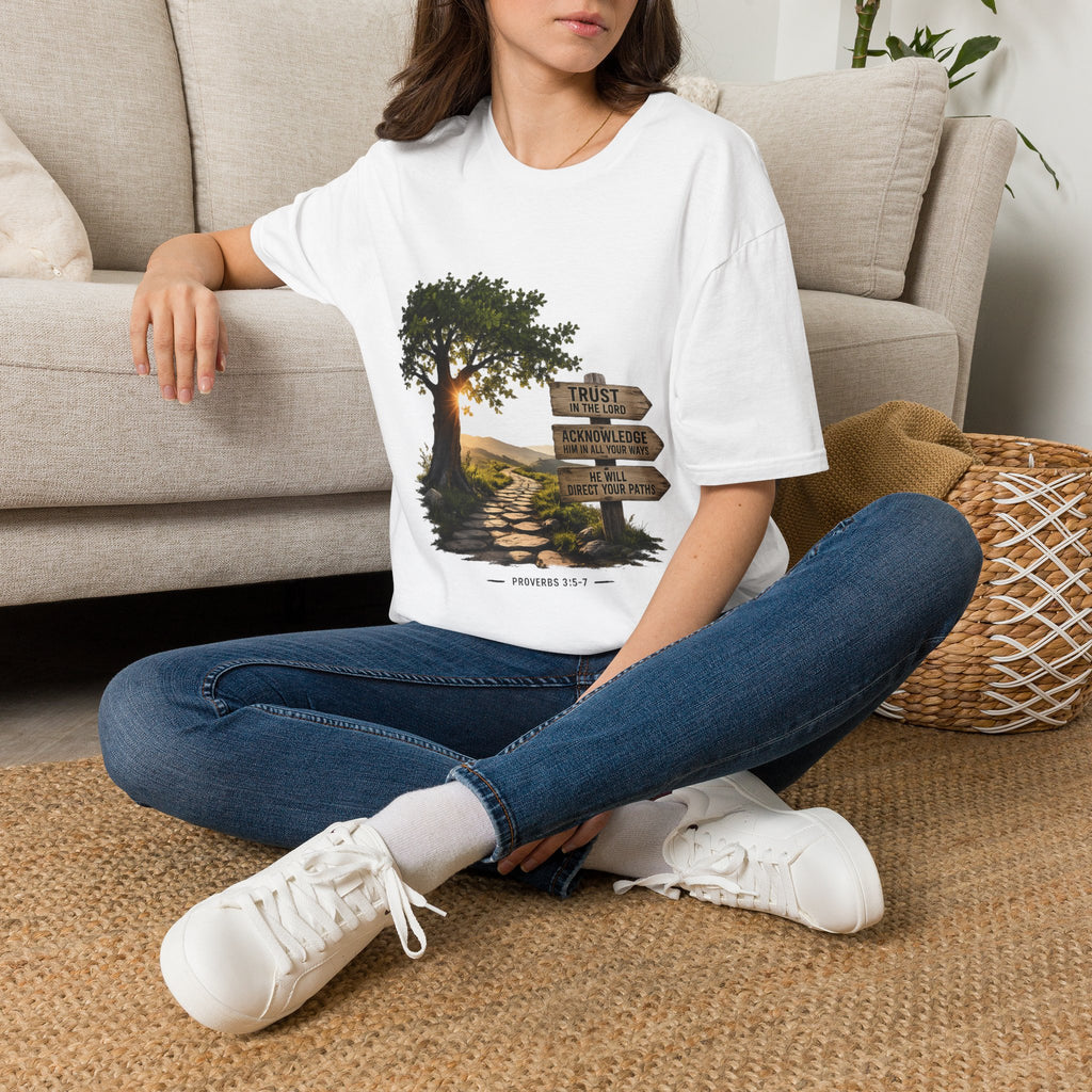 "Trust in the Lord" Inspirational Christian Tee - Proverbs 3:5-7
