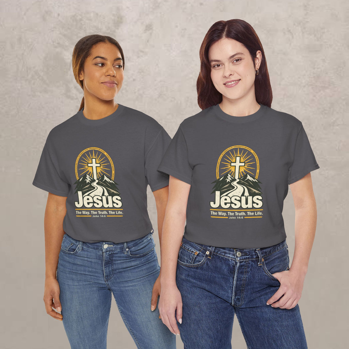 Jesus - The Way, Truth, Life — John 14:6 Unisex Graphic Tee