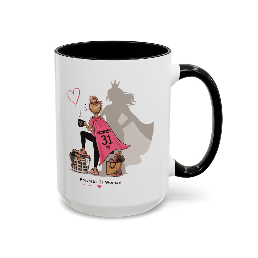 Proverbs 31 Woman Coffee Mug – Inspirational Accent Mug and Gift - Blonde (11/15oz)