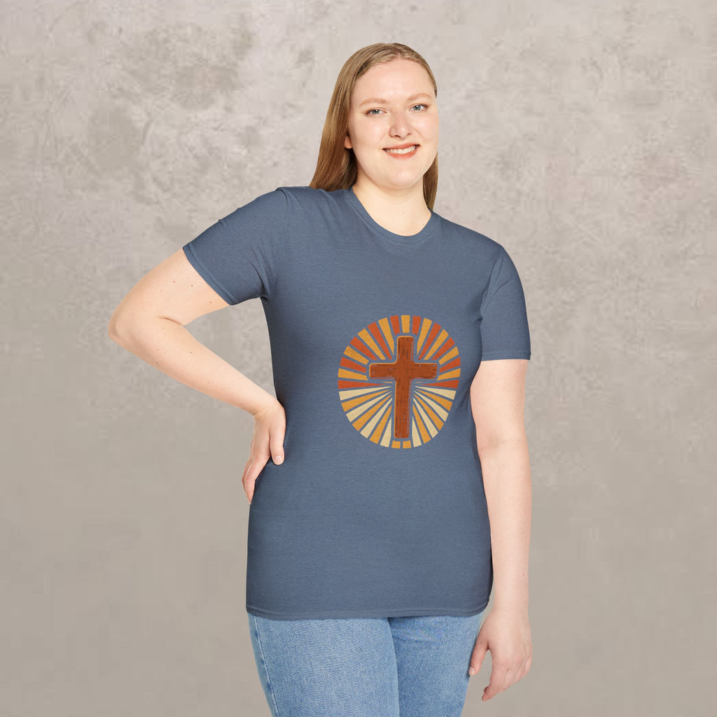 Cross with Sunburst Rays T-Shirt