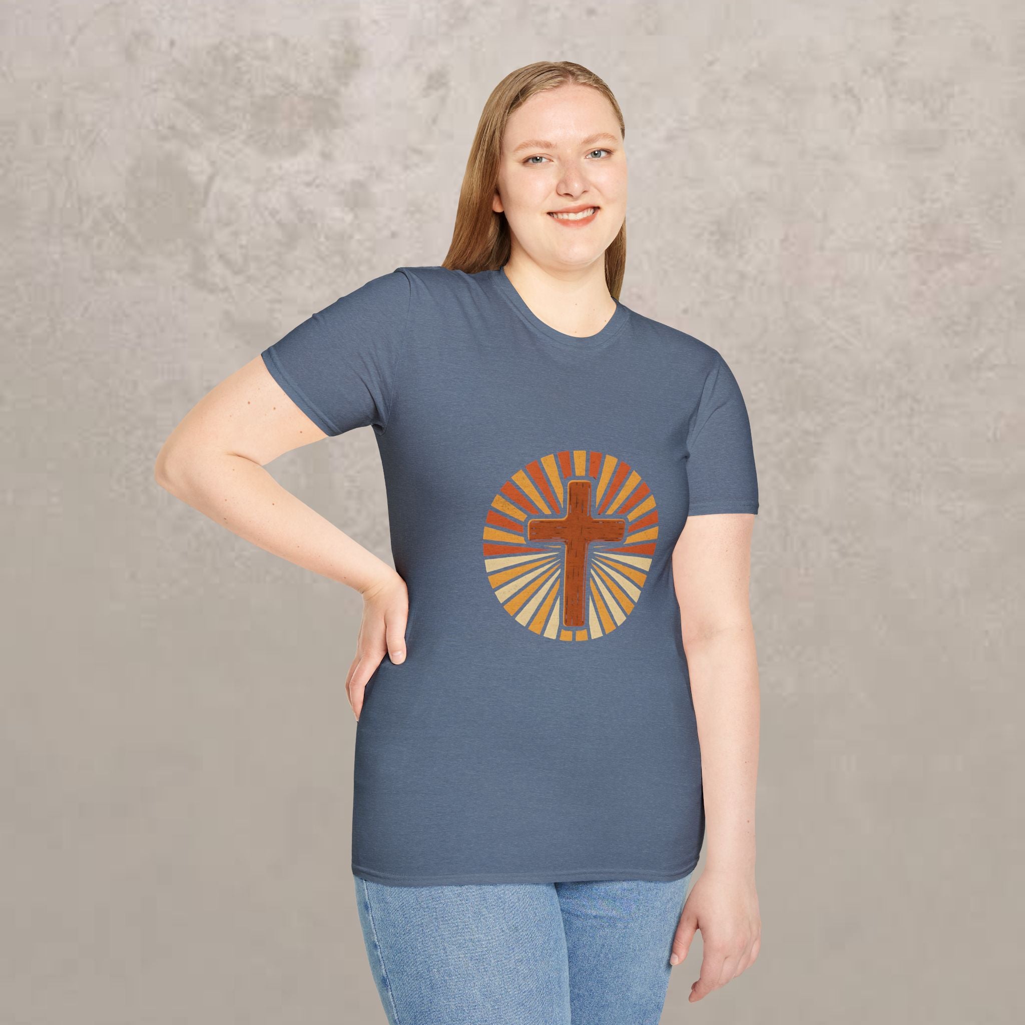 Cross with Sunburst Rays T-Shirt