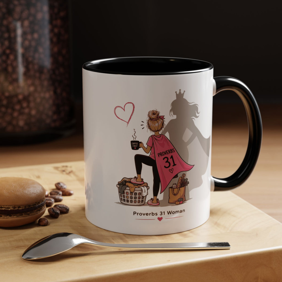 Proverbs 31 Woman Coffee Mug – Inspirational Accent Mug and Gift - Blonde (11/15oz)