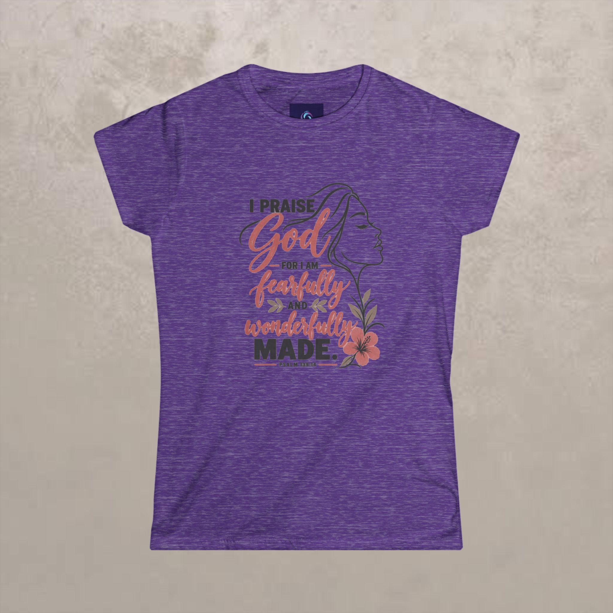 Fearfully & Wonderfully Made - Women’s Graphic Fitted Tee (Neutral)
