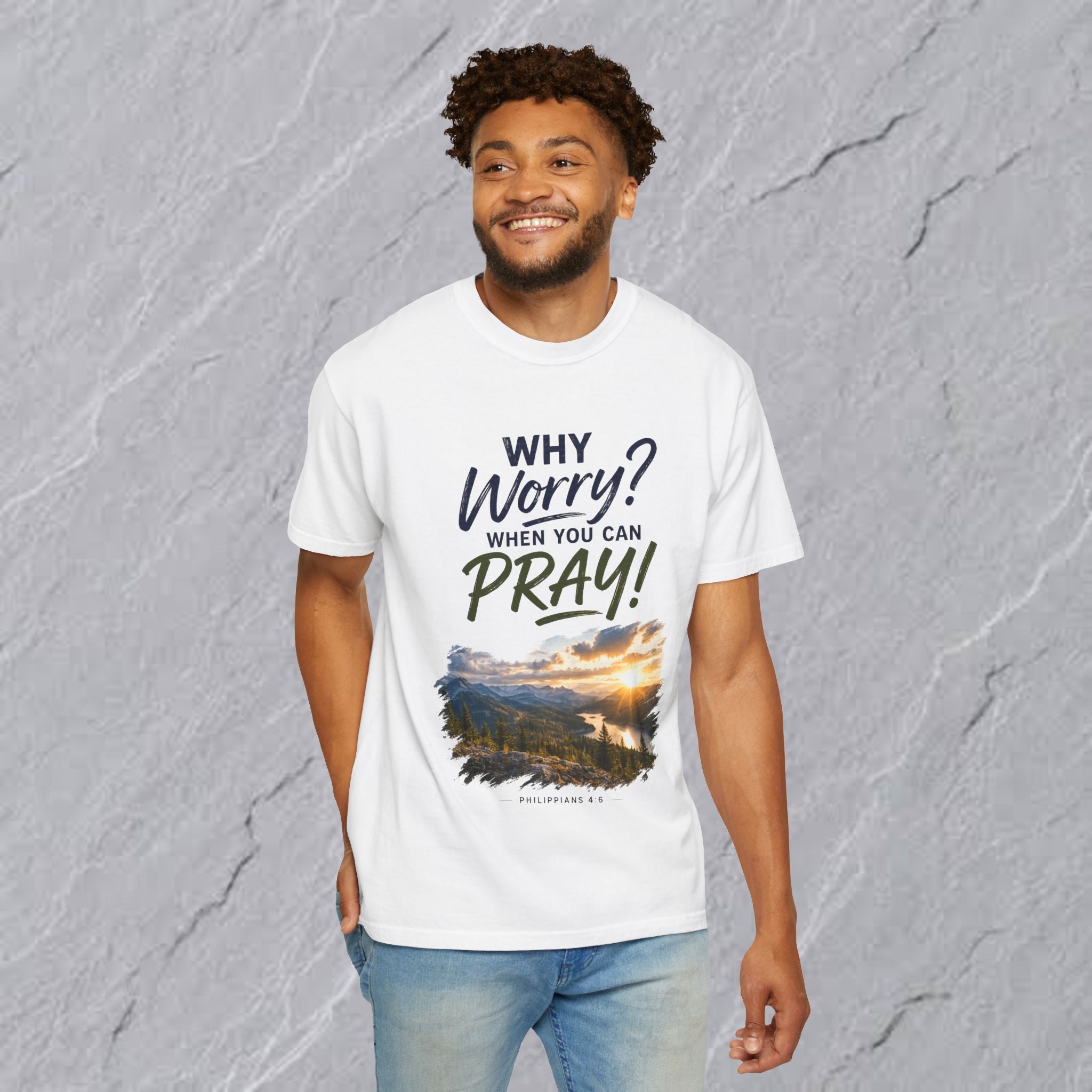 Why Worry - Pray  Christian Tee - Unisex