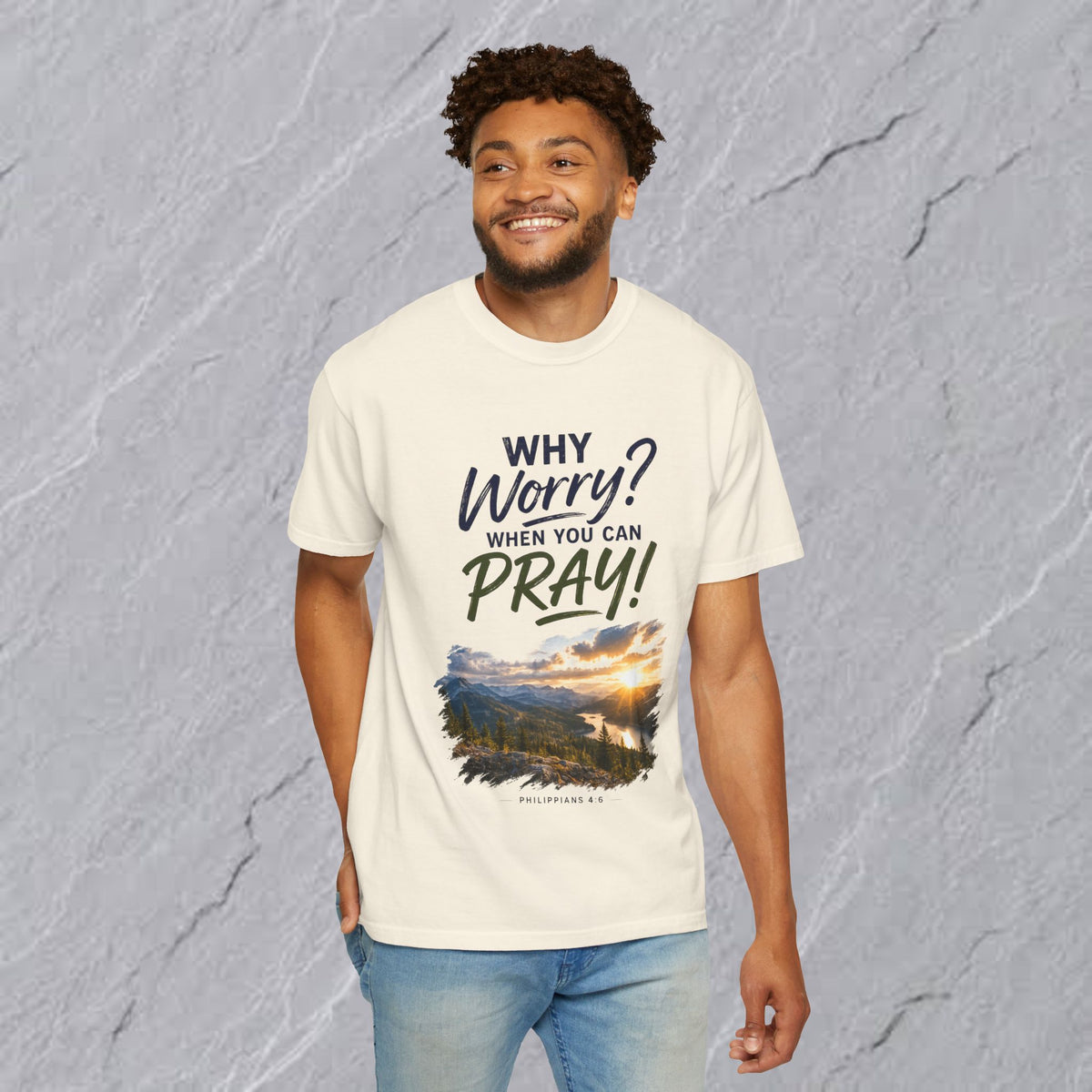 Why Worry - Pray  Christian Tee - Unisex