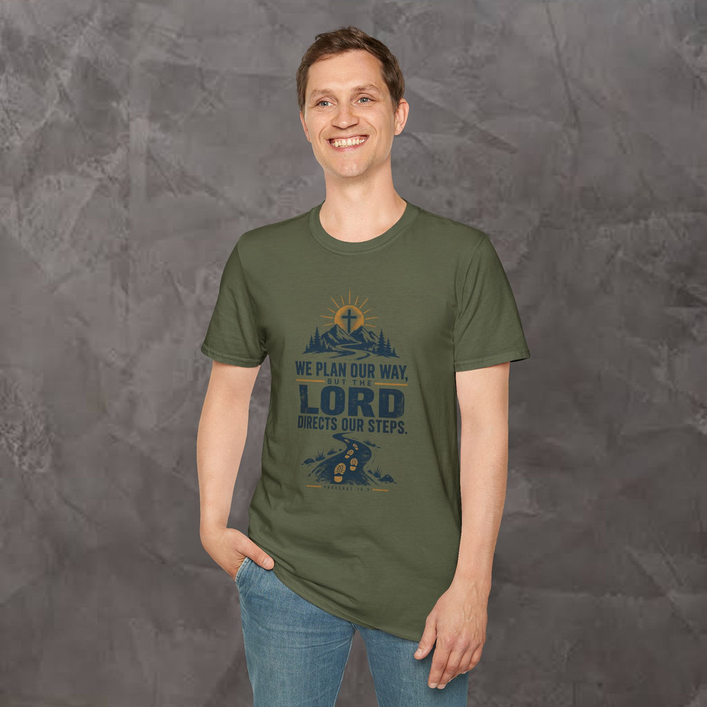 We Plan Our Way, But the Lord Directs Our Steps - Unisex Tee