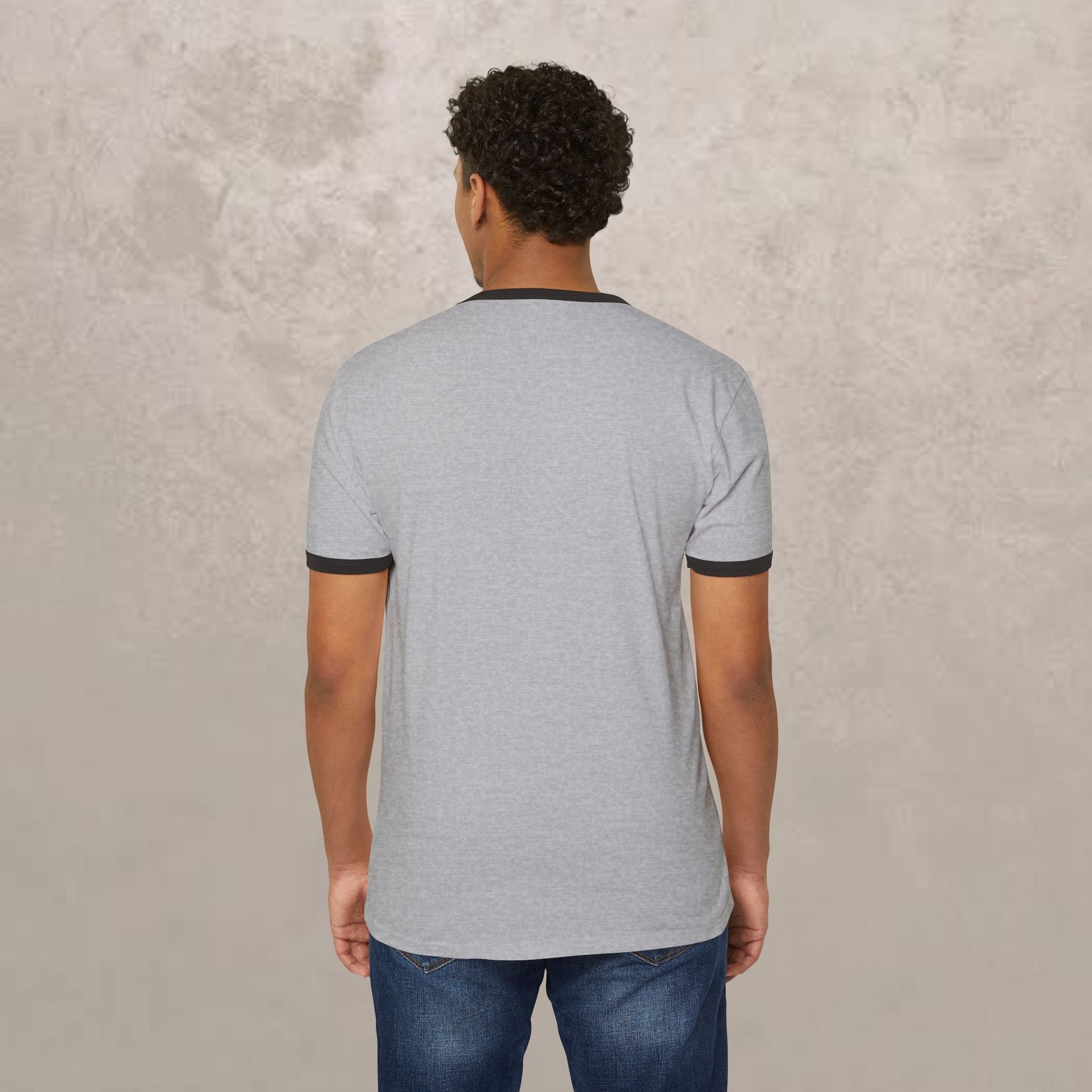 Blessed! Ringer T-Shirt — Christian Faith Graphic Tee (Blessed in the City, Country, Home)