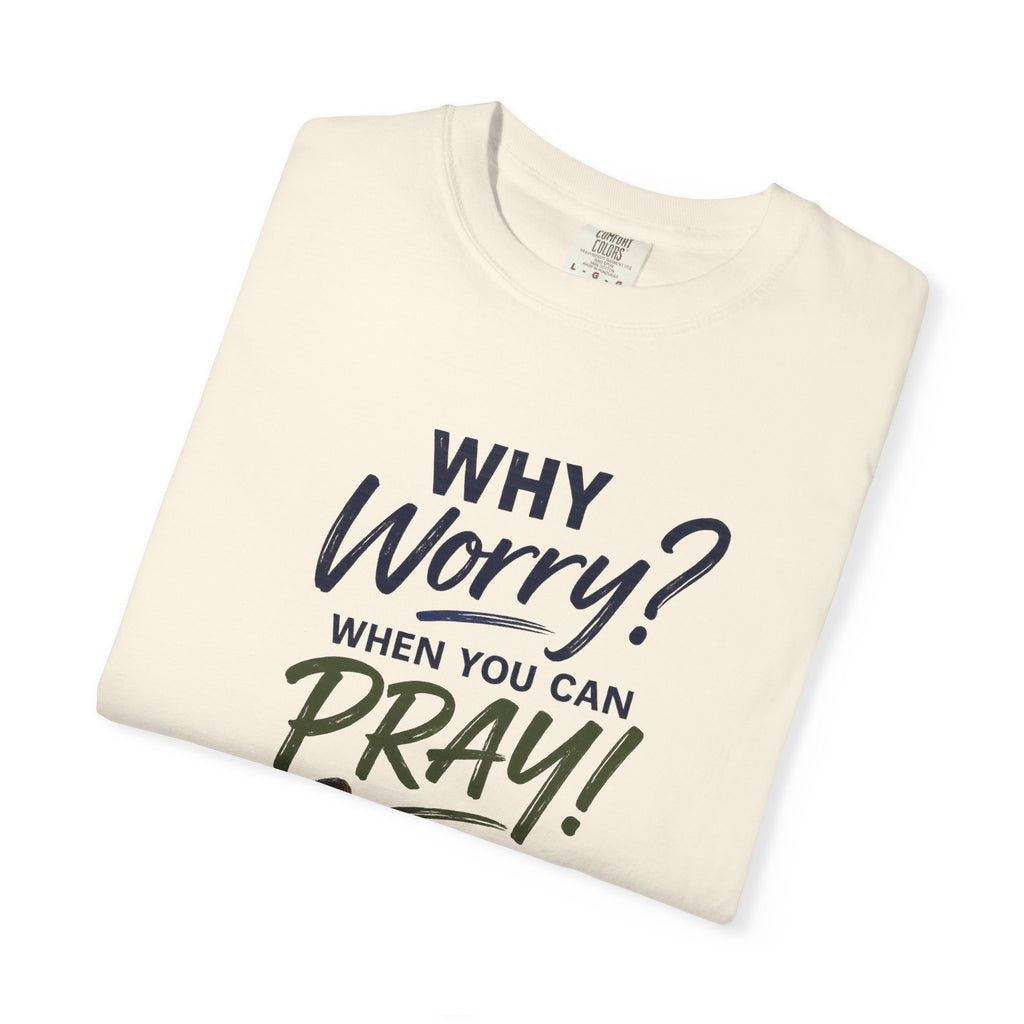 Why Worry - Pray - Men's Tee — Asian Man