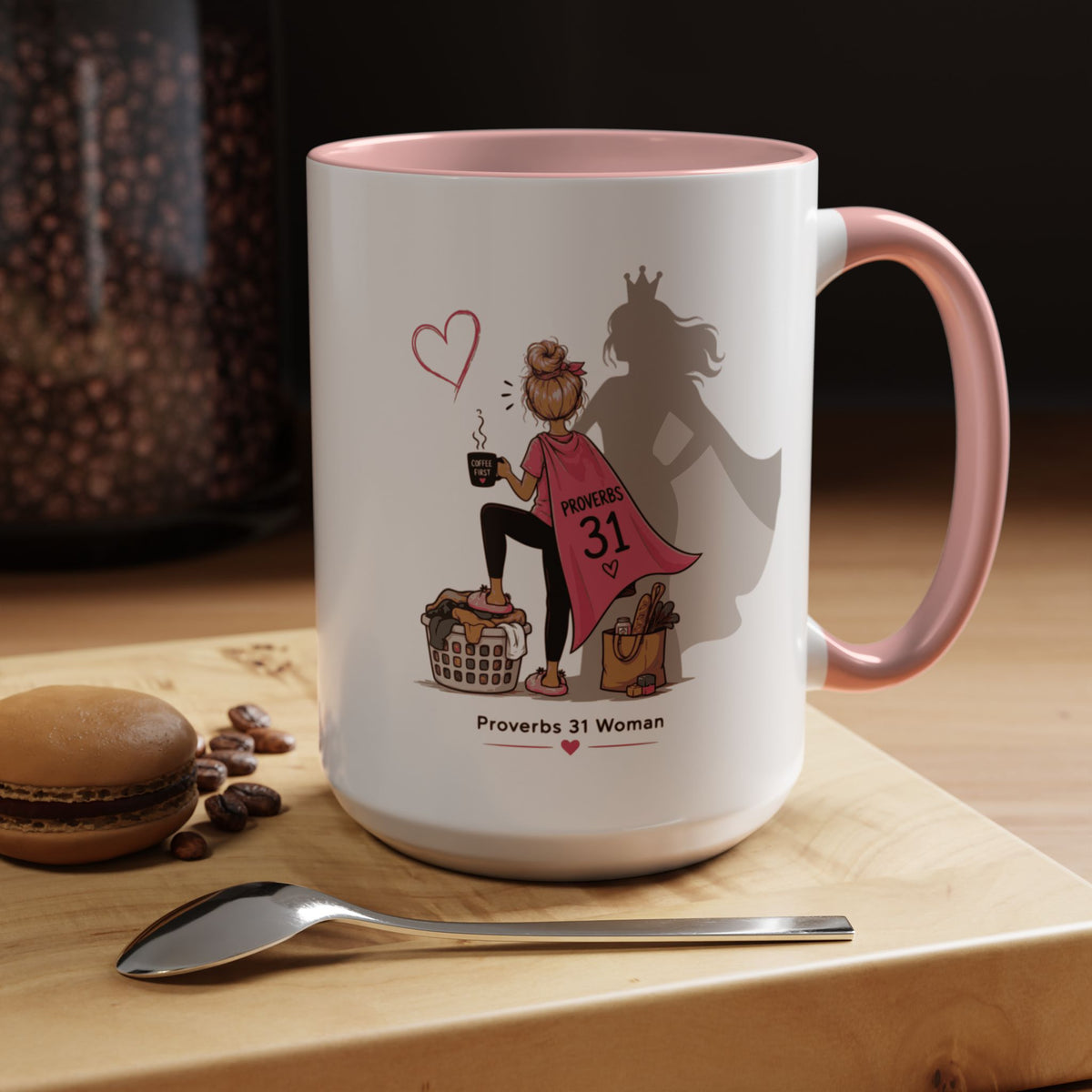 Proverbs 31 Woman Coffee Mug – Inspirational Accent Mug and Gift - Blonde (11/15oz)