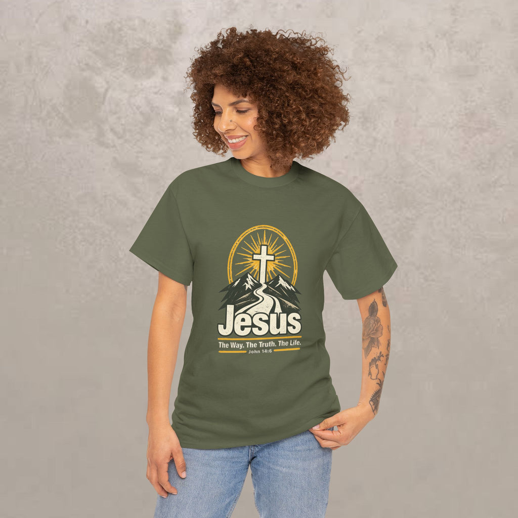 Jesus - The Way, Truth, Life — John 14:6 Unisex Graphic Tee