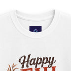 Kids - Happy Fall Y’all!  - Thank God for it All! - Autumn Leaves Pumpkin Thanksgiving Tee