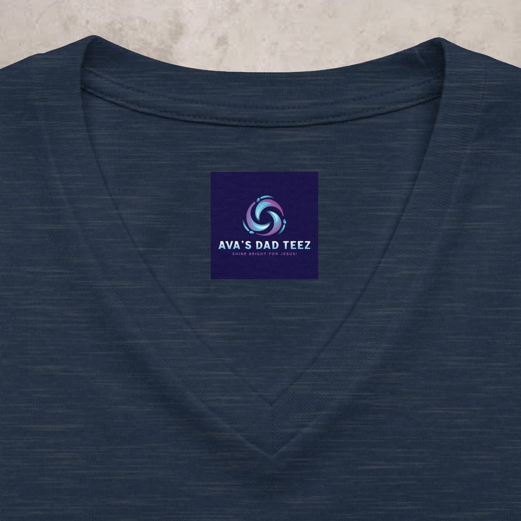 Jesus - I'm So In Love With... - Christian V‑Neck Graphic Tee