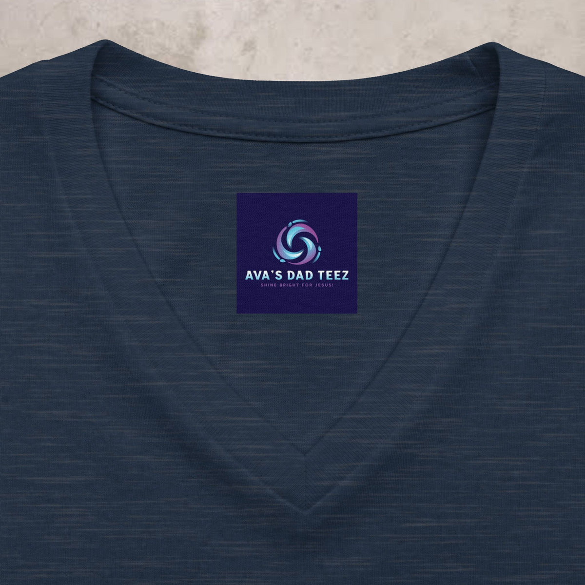 Jesus - I'm So In Love With... - Christian V‑Neck Graphic Tee