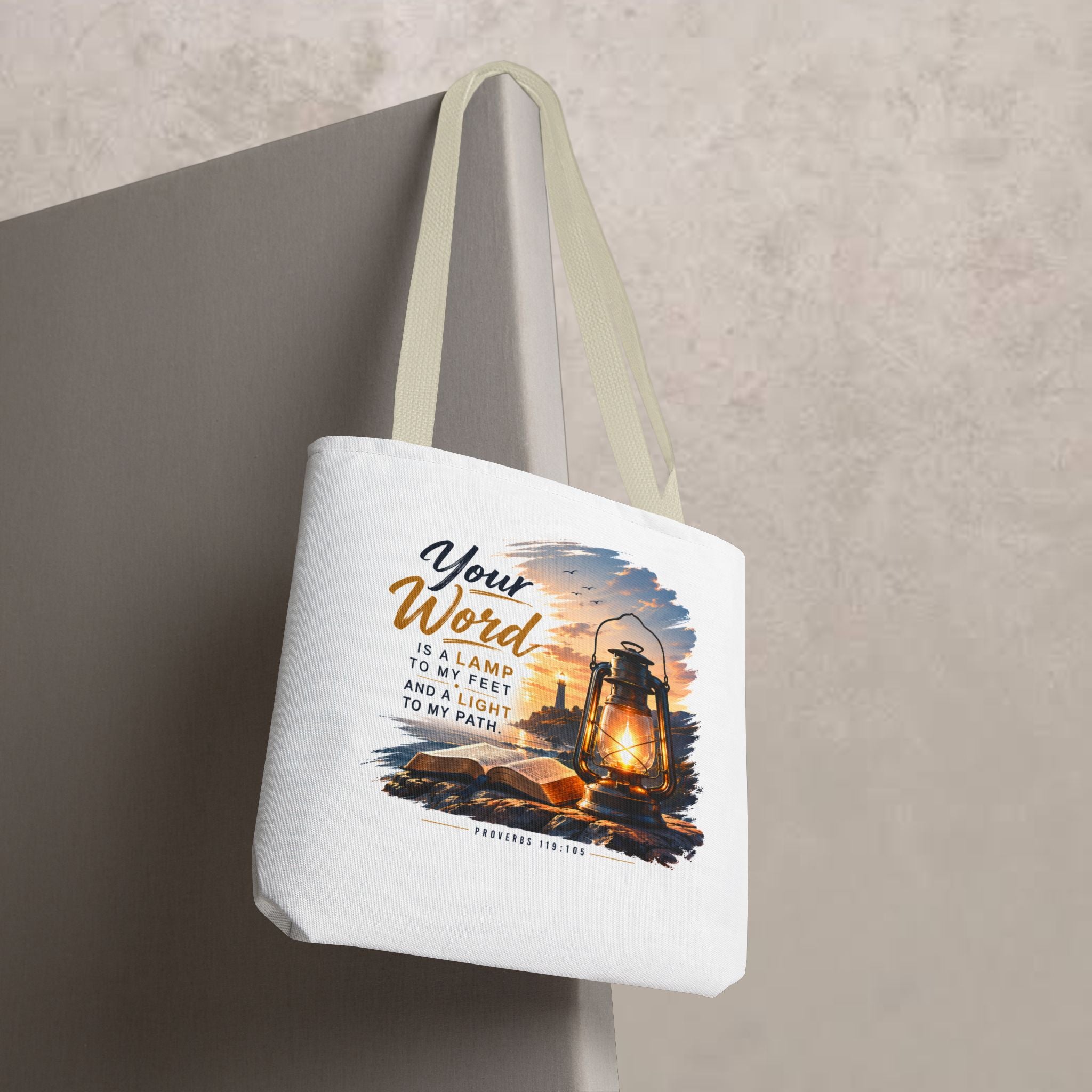 Your Word is a Lamp to My Feet - Tote Bag