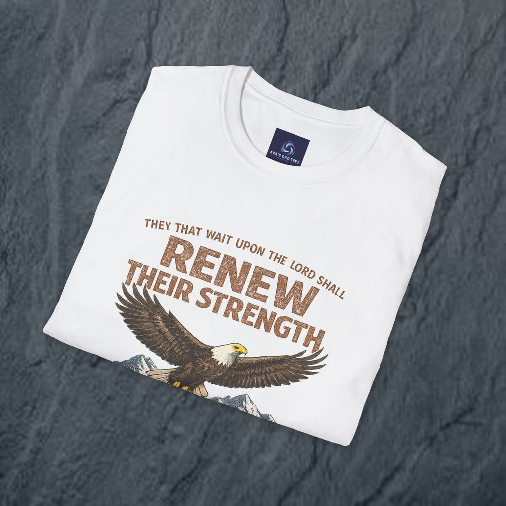 They That Wait Upon the Lord — Isaiah 40:31 Christian Tee