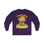 Christ Is King - Lamb Graphic Long Sleeve Tee - Christian Worship Shirt