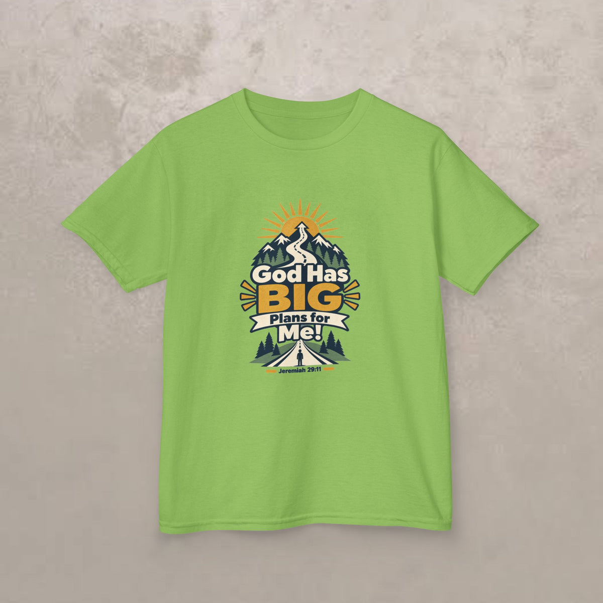 Kids - "God Has Big Plans for Me" Tee - Jeremiah 29:11