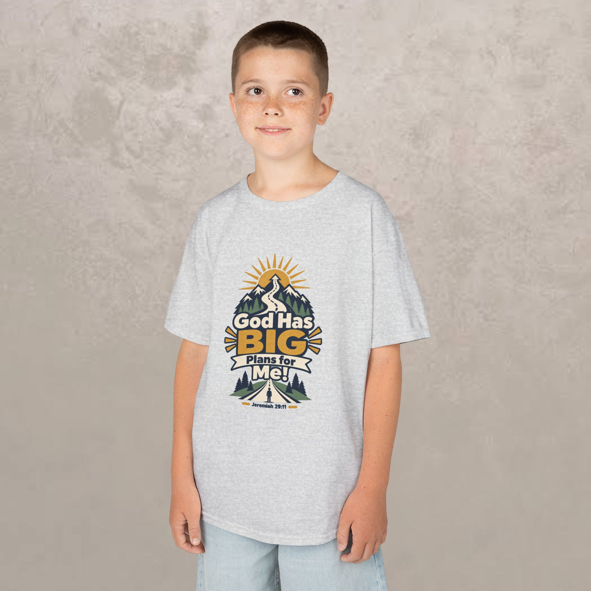 Kids - "God Has Big Plans for Me" Tee - Jeremiah 29:11