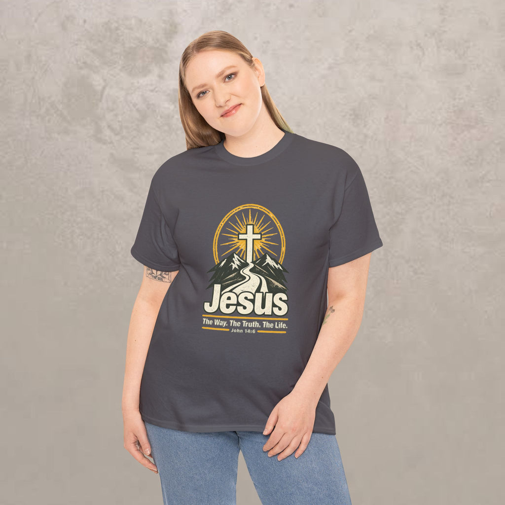 Jesus - The Way, Truth, Life — John 14:6 Unisex Graphic Tee