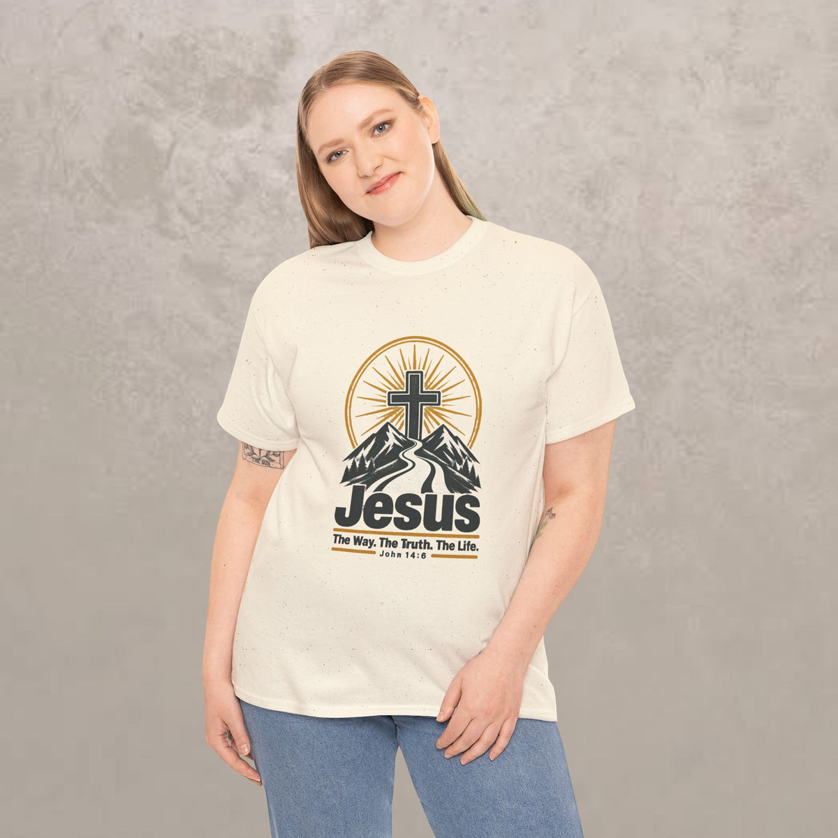 Jesus: The Way, The Truth, The Life - John 14:6 Unisex Graphic Tee