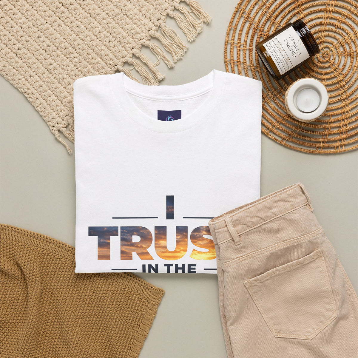 I Trust In The Lord - Mountains T‑Shirt — Proverbs 3:5 Christian Tee
