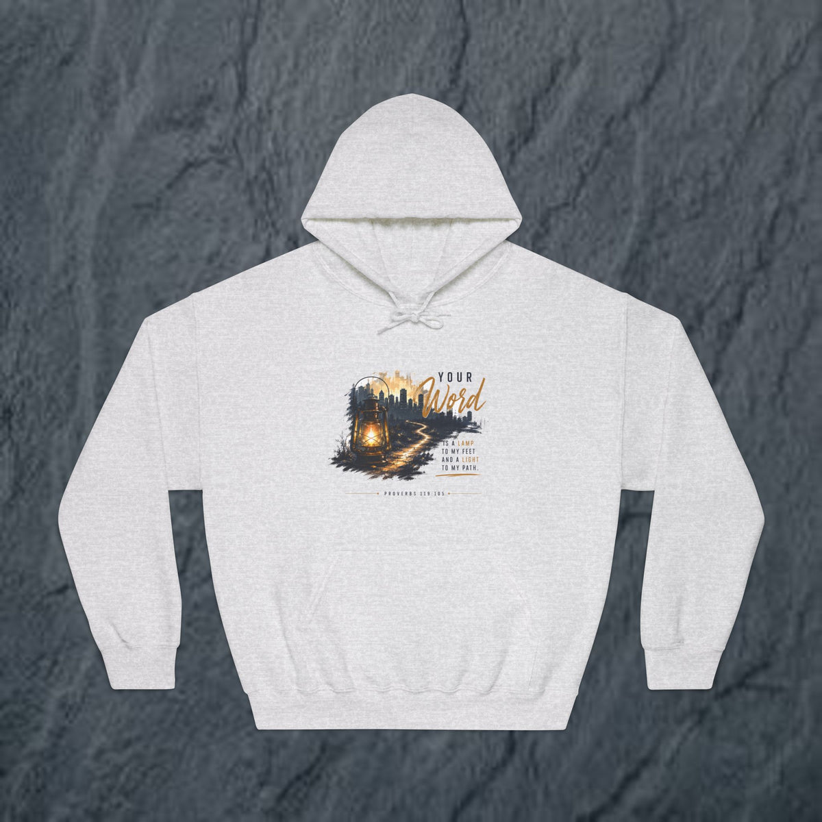 Your Word is Lamp to My Feet -  Graphic Unisex Hoodie Sweatshirt
