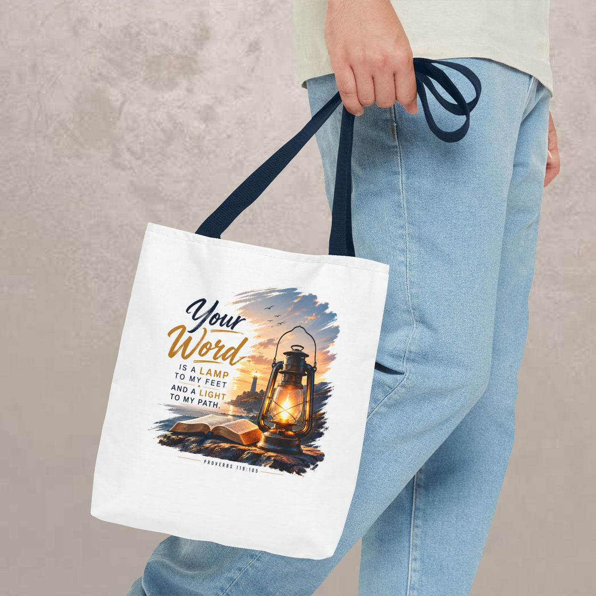 Your Word is a Lamp to My Feet - Tote Bag