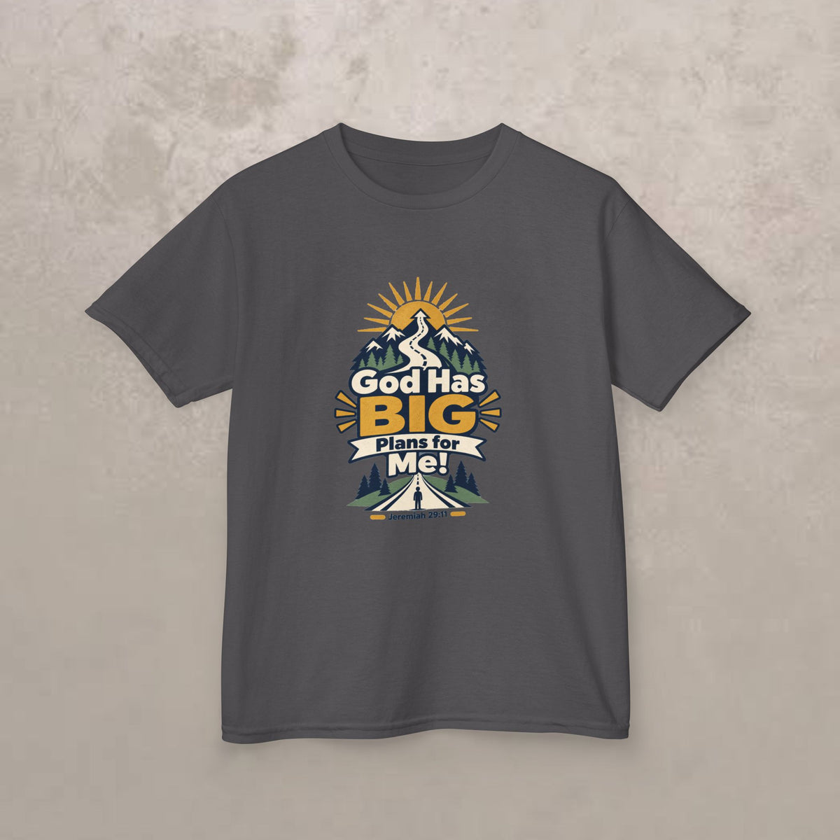 Kids - "God Has Big Plans for Me" Tee - Jeremiah 29:11