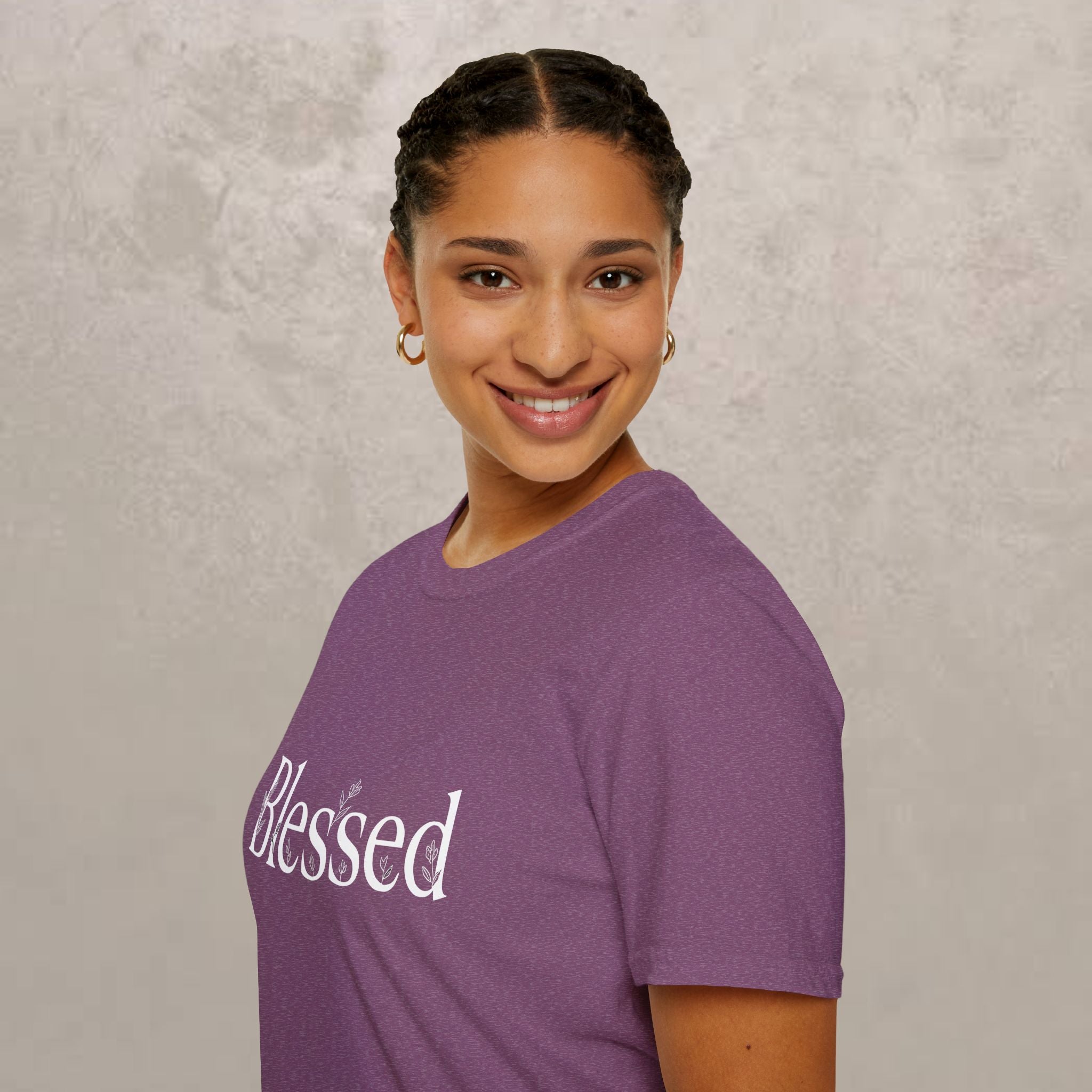 Blessed Floral Logo  Women's T-Shirt