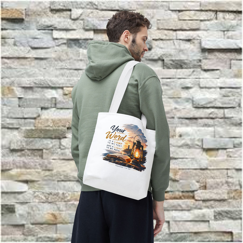 Your Word is a Lamp to My Feet - Tote Bag