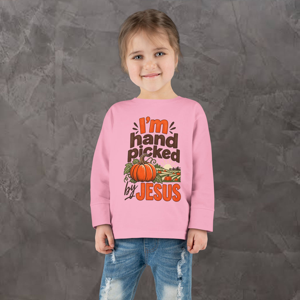 Toddler - I'm Hand-picked by Jesus - Long Sleeve Tee