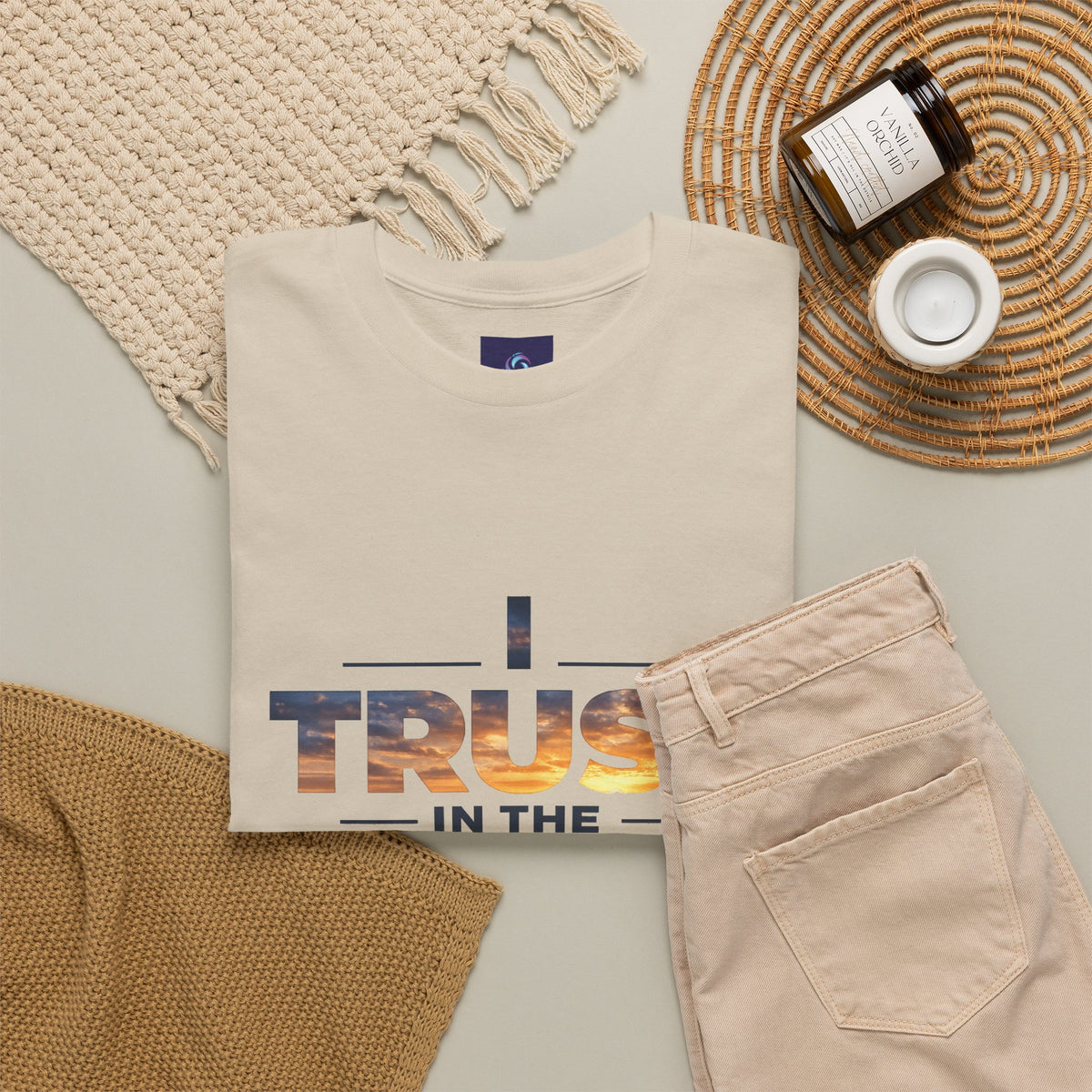 I Trust In The Lord - Mountains T‑Shirt — Proverbs 3:5 Christian Tee