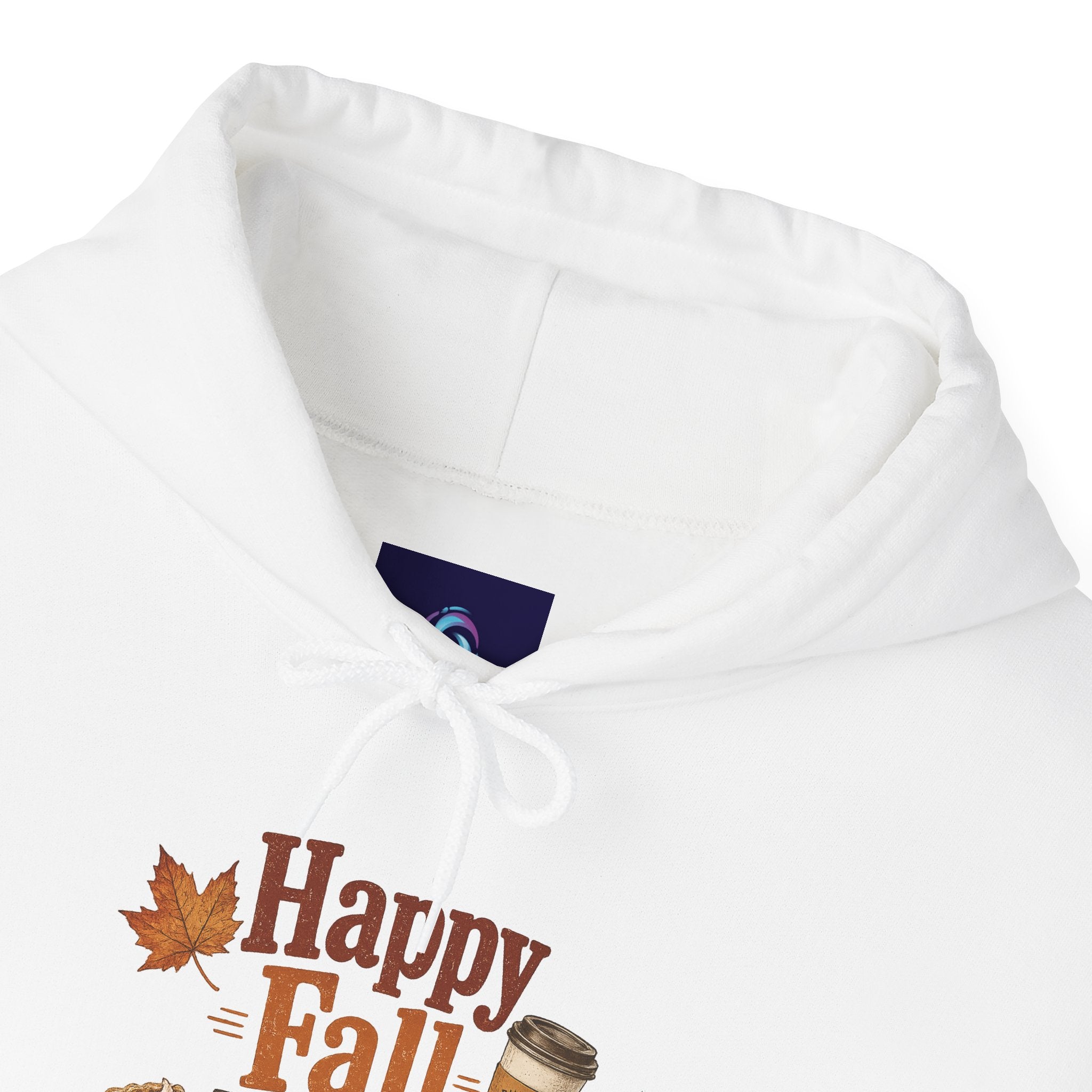 Adult Hoodie - Happy Fall Y'all" Pumpkin, Pie & Coffee - Autumn Sweatshirt