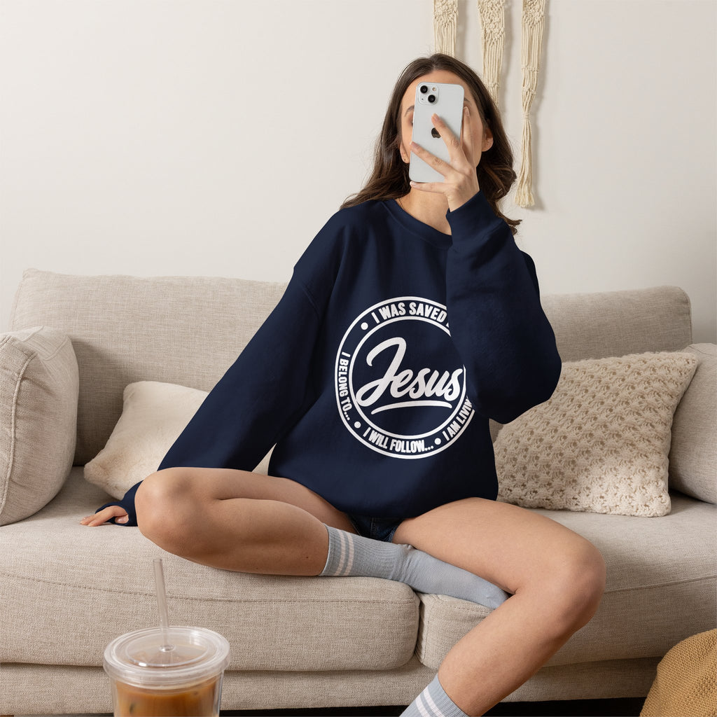 Jesus - I Will Follow - Christian Graphic Sweatshirt/Pullover
