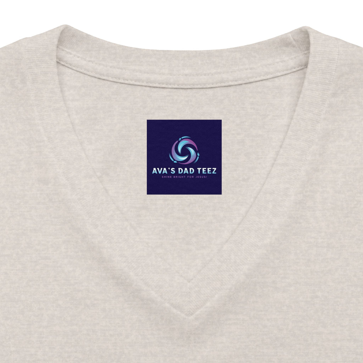 Mom  - Whatever You Do, Do it As Unto the Lord V-Neck Tee — Graphic Casual Everyday Shirt for Mothers
