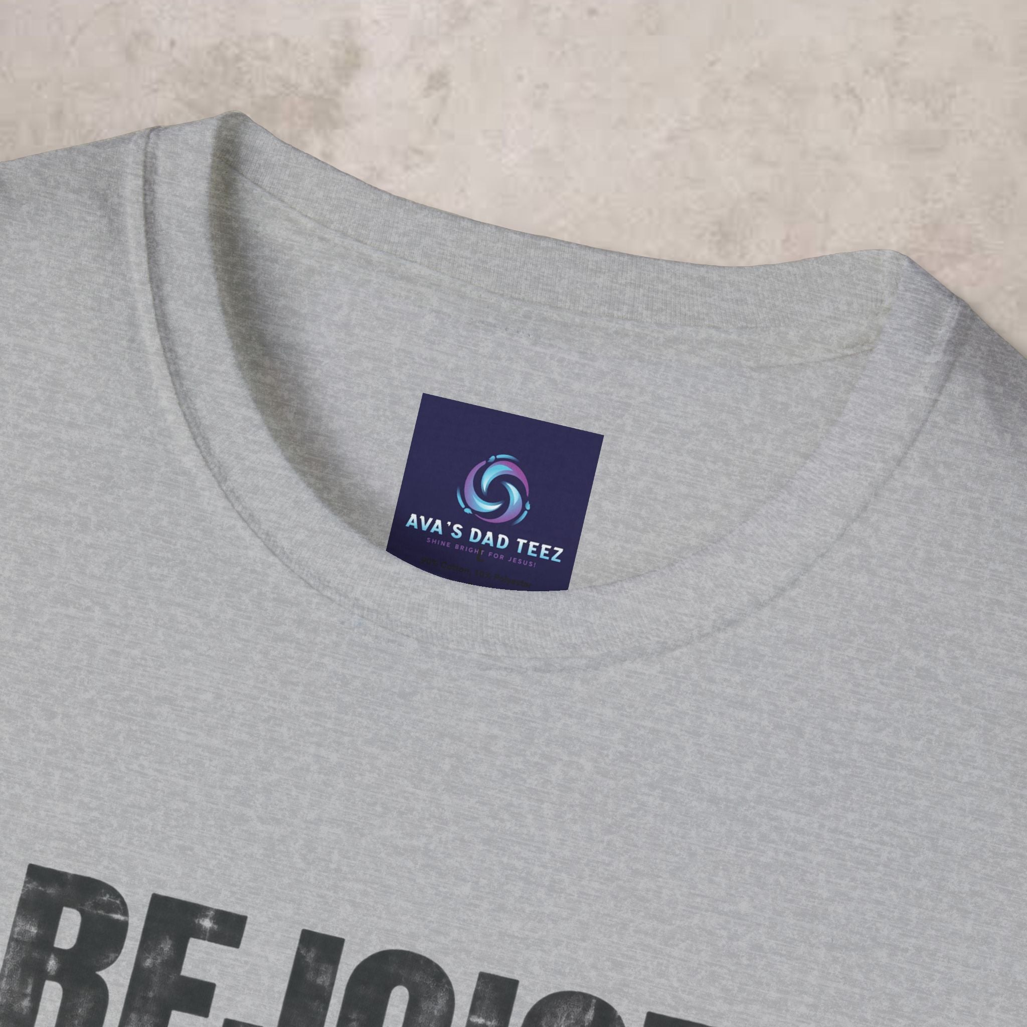 Rejoice in the Lord Always - Philippians 4:4 - Unisex Tee