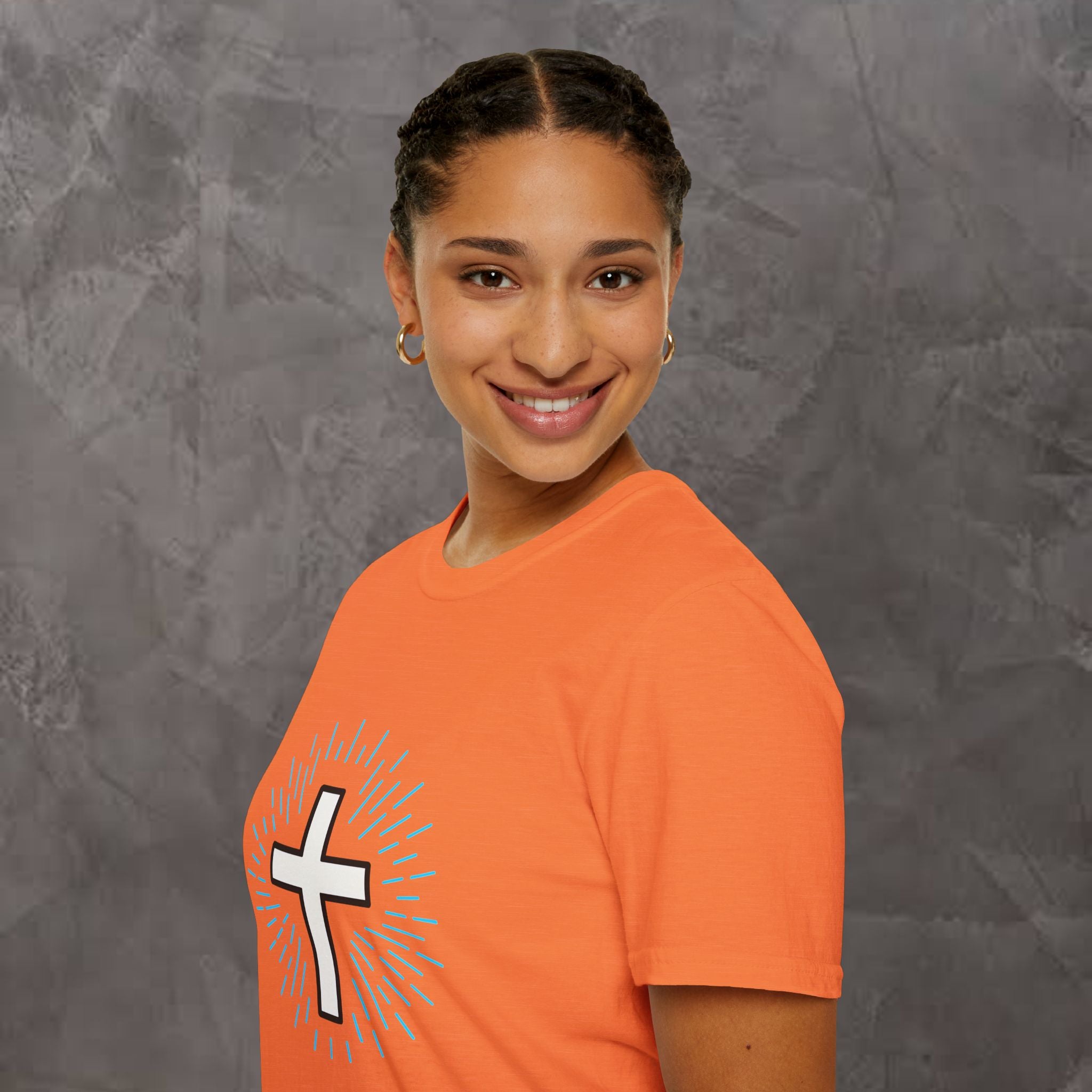 Glowing Cross Emblem T-Shirt