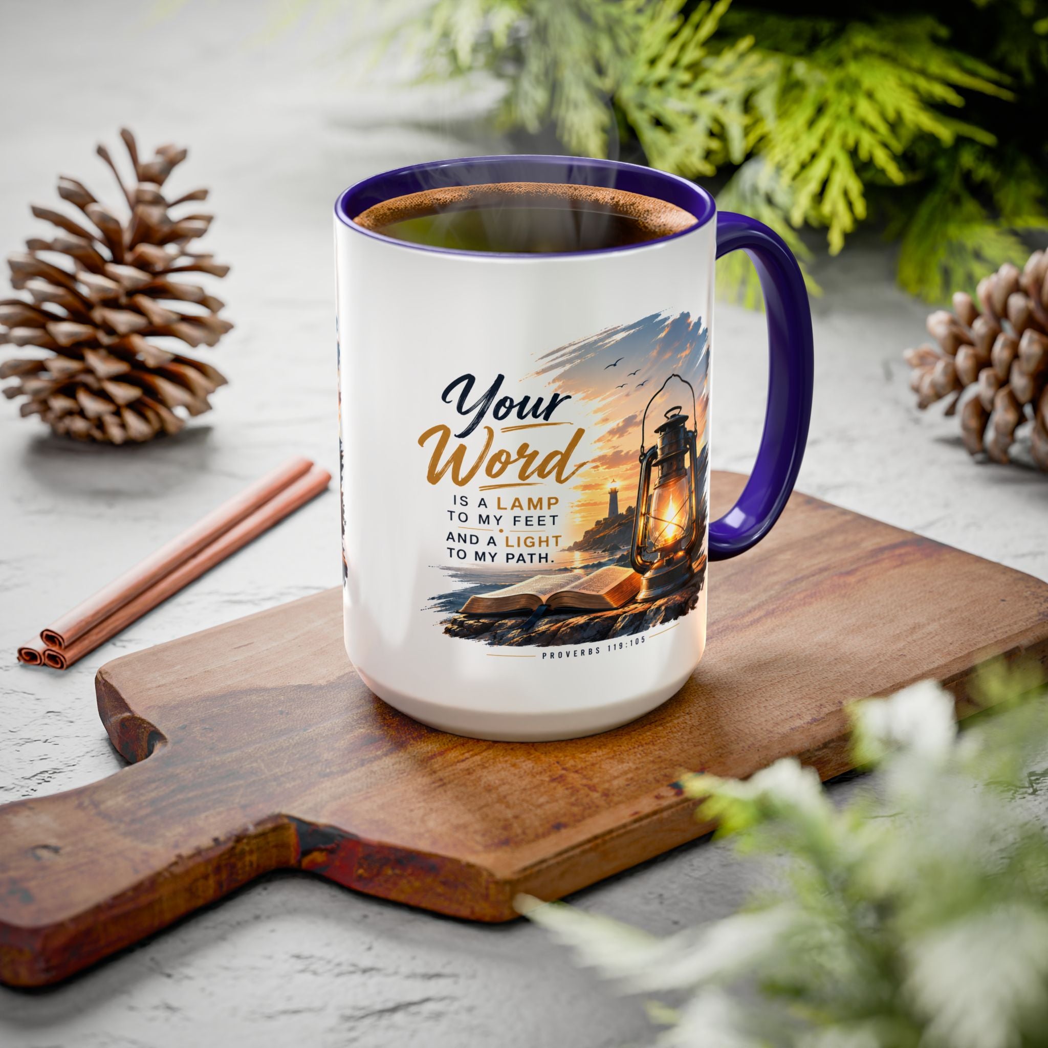 Your Word is a Lamp to my Feet - Christian Faith Coffee Mug (11oz/15oz)
