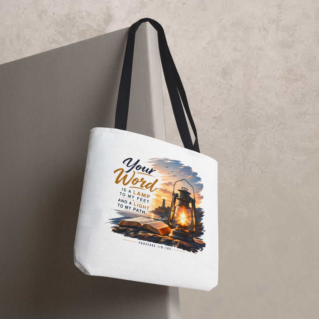 Your Word is a Lamp to My Feet - Tote Bag